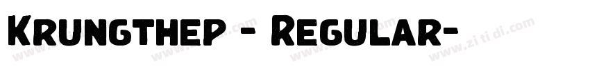 Krungthep - Regular字体转换 Krungthep - Regular字体转换